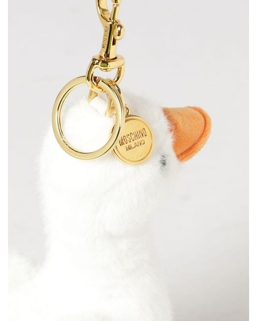 Moschino Couture White Key Chain