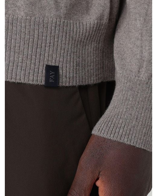 Pull Homme Fay pour homme en coloris Gray