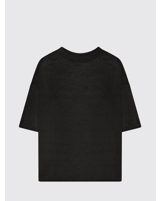 T-Shirt Femme Roberto Collina en coloris Black