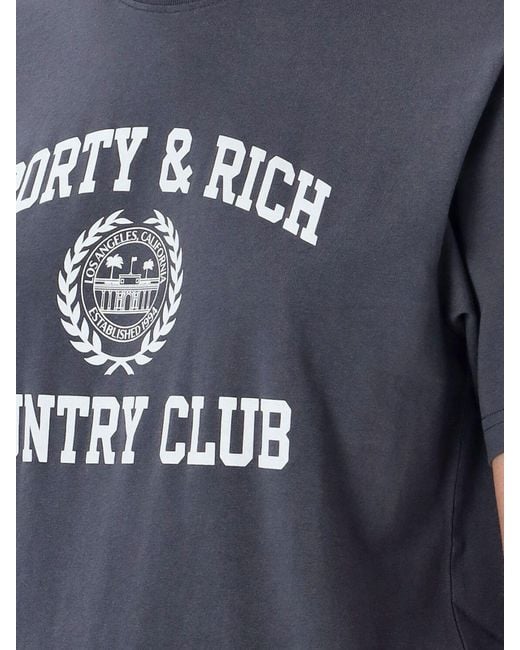 Sporty & Rich Blue Sporty &Amp Rich T-Shirt