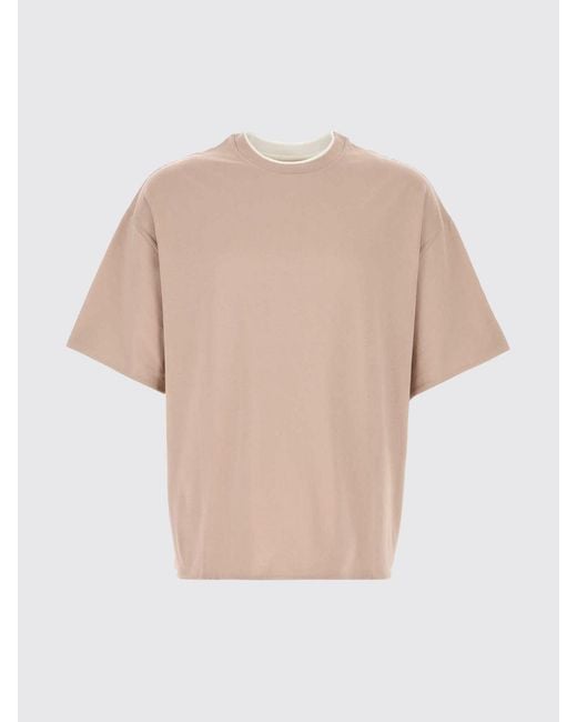 Jil Sander Natural Basic Cotton T-Shirt for men