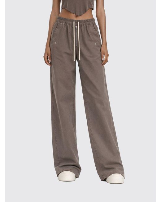 Rick Owens Brown Cotton Geth Belas Trousers