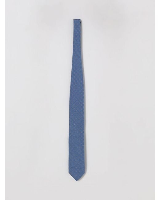 Zegna Blue Tie for men