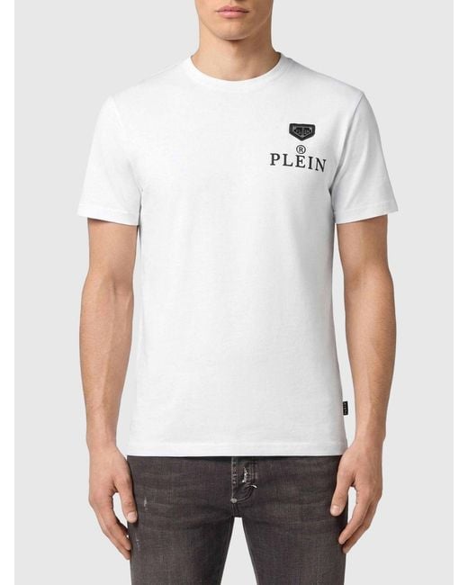Philipp Plein White T-Shirt for men