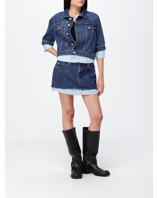 7 For All Mankind Blue Jacket