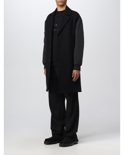 Karl Lagerfeld Black Coat for men