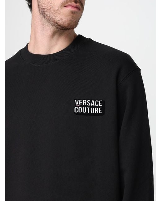 Versace Jeans Couture Black Sweatshirt for men