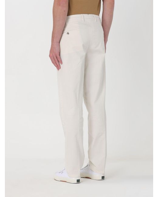 Pantalon Luigi Bianchi pour homme en coloris White