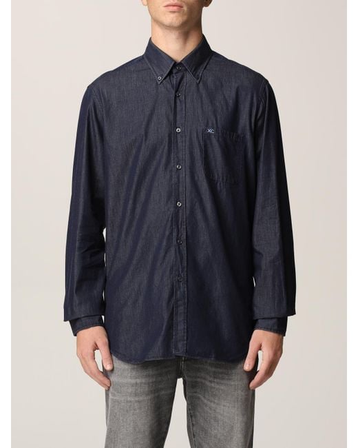 Camicia di XC in Blue da Uomo