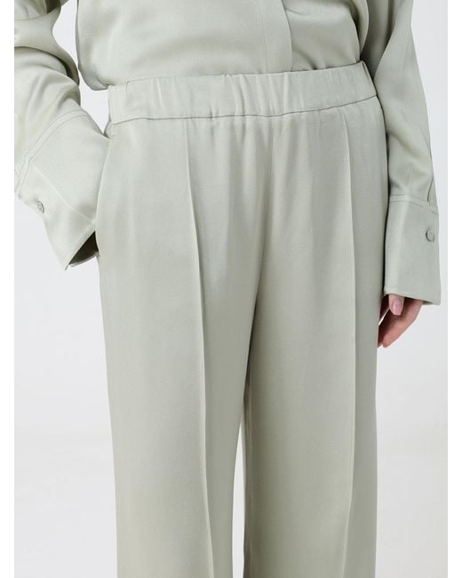 Jil Sander Gray Palazzo Trousers