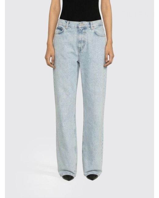 Wardrobe NYC Blue Straight Jeans