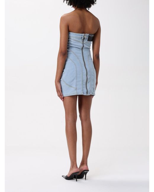 Mugler Blue Dress