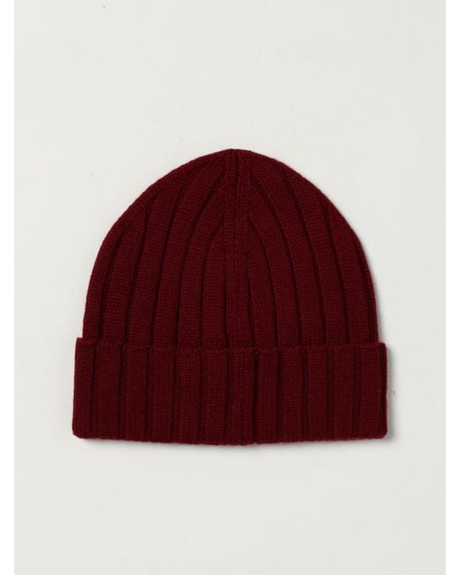 Emporio Armani Red Hat for men