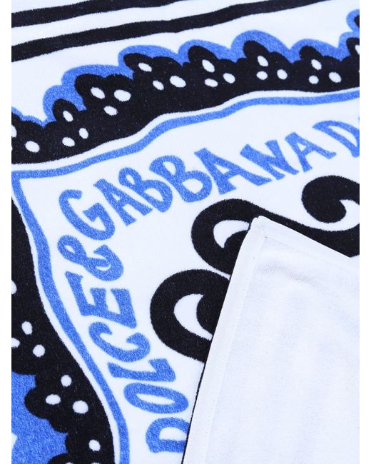 Serviette de plage Dolce & Gabbana pour homme en coloris White