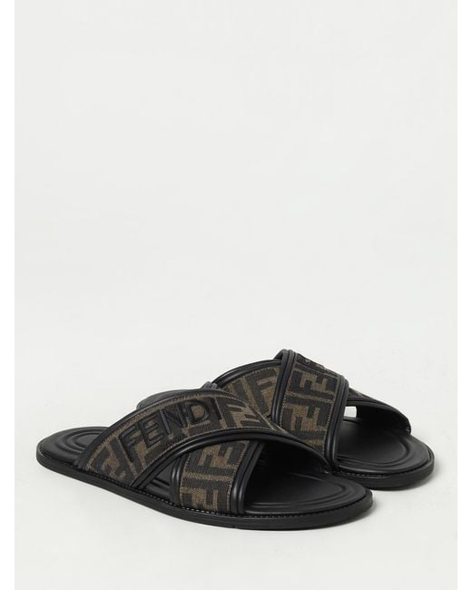 Fendi Black Sandals for men