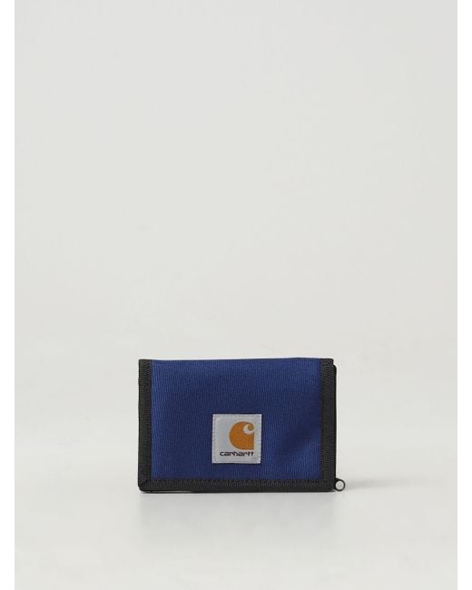 Portafoglio in nylon con logo di Carhartt in Blue da Uomo