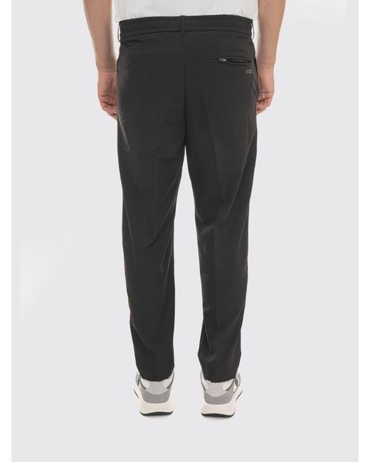 Boss Black Slim Fit Jersey Trousers With Drawstring And Elasticated Waist for men