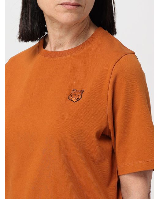 Camiseta Maison KitsunÉ Maison Kitsuné de color Orange