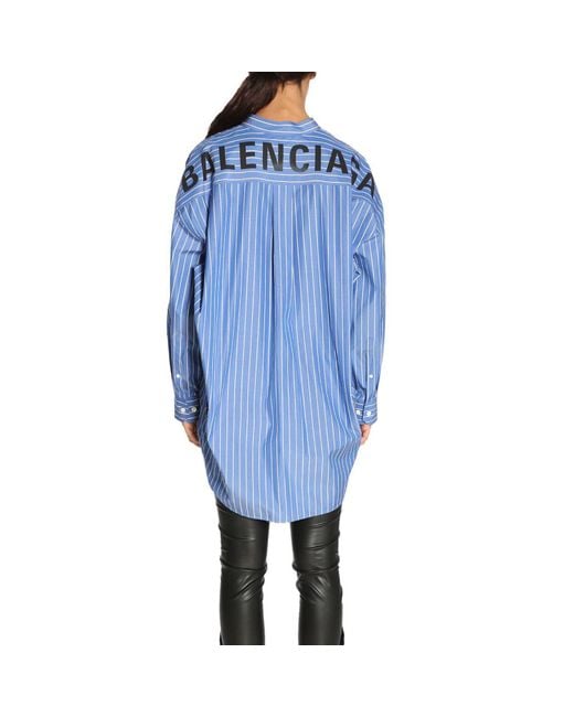 Balenciaga button hotsell down shirt women's
