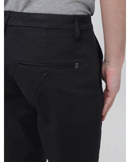 Dondup Blue Twill Chino Trousers for men