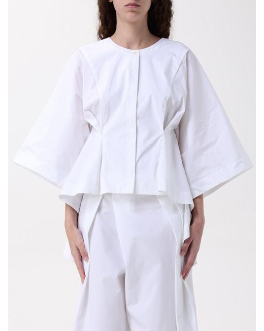 Liviana Conti White Hemdbluse Damen