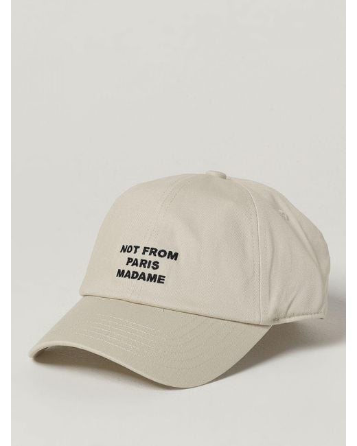 Cappello Da Baseball di Drole de Monsieur in Natural da Uomo