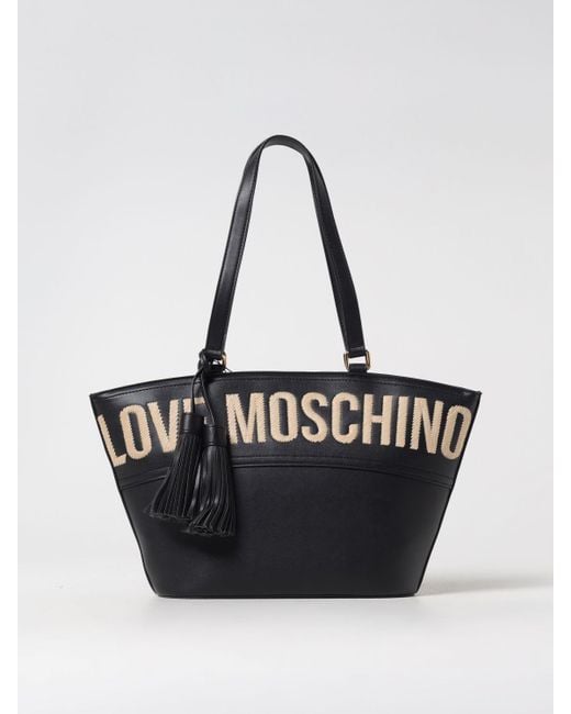 Love Moschino Black Handtasche Damen