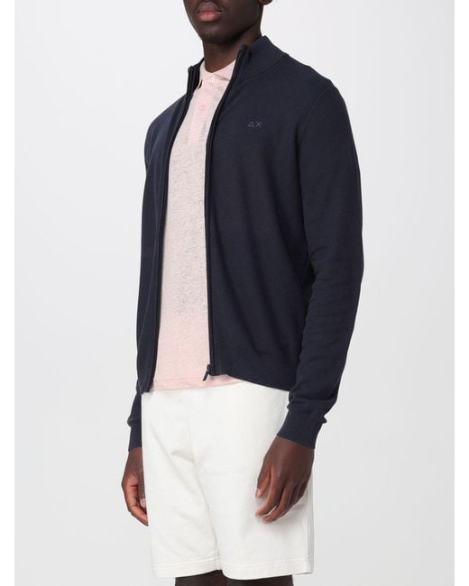 Sun 68 Blue Sweater for men