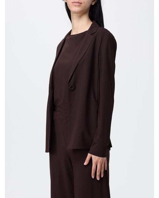 Maliparmi Black Single Breasted Jersey Blazer