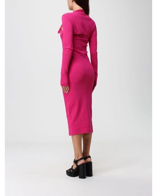 Vestido Mujer Versace Jeans Couture de color Pink