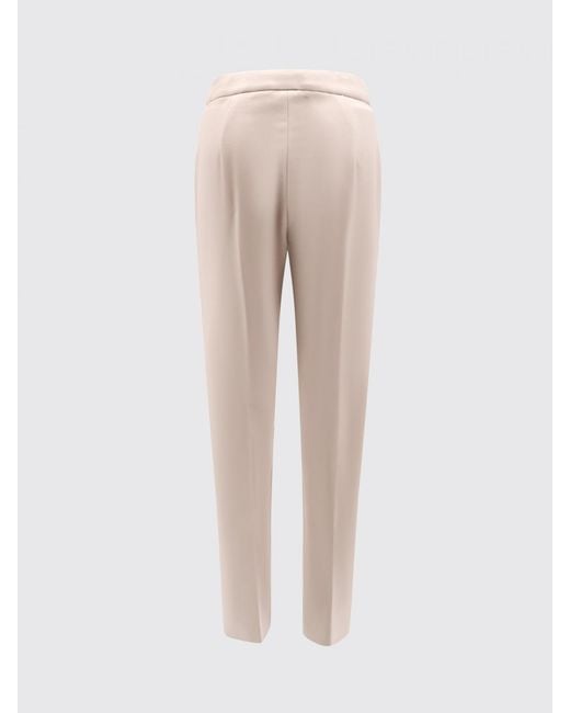 Max Mara Natural Cropped Crêpe Trousers