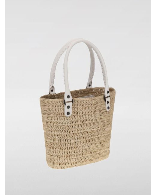 Balenciaga Natural Schultertasche Damen