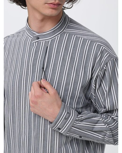 Oakley Gray Fgl Fuel Ls Shirts 6.0 Striped Polyester Shirt for men