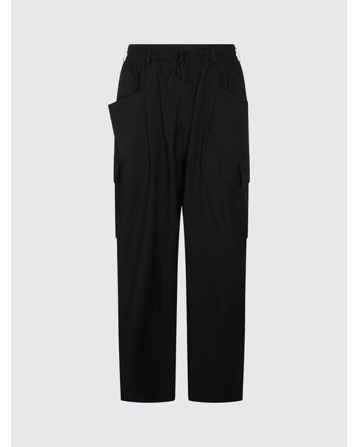 Y-3 Black Recycled Technical Fabric Cargo Trousers for men