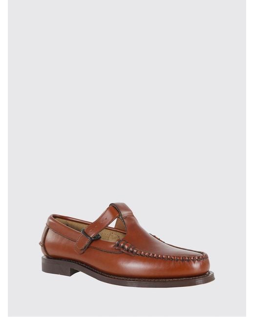 Hereu Brown Alber Brushed Loafers