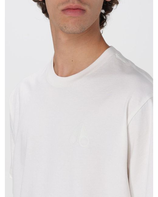 Moose Knuckles White T-shirt for men