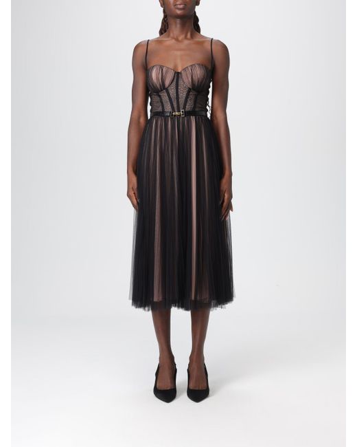 Elisabetta Franchi Black Kleider Damen