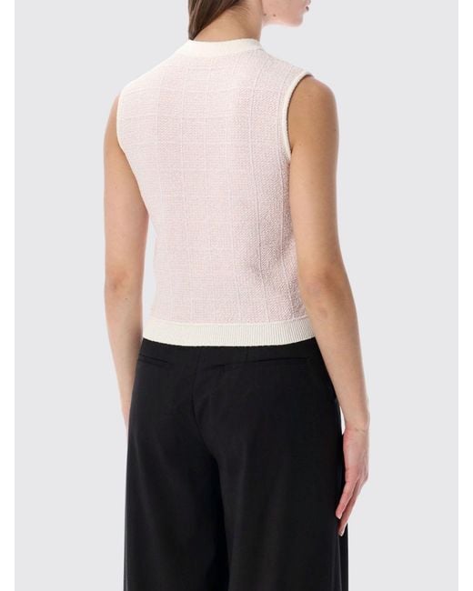 Balmain White Knit Top