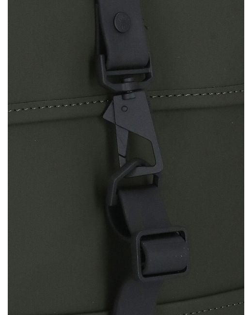 Rains Green Puffed Mini Backpack for men