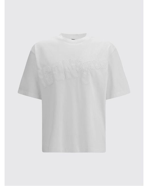 DSquared² White Icon Cotton T-Shirt for men