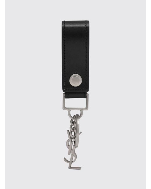 Portachiavi di Saint Laurent in Black da Uomo