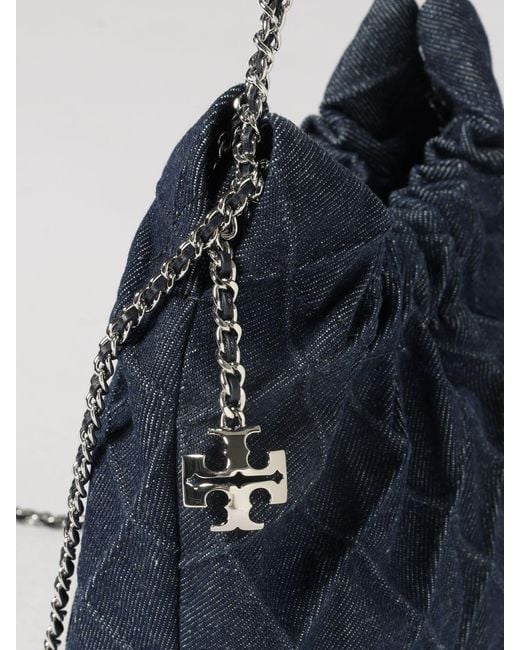 Borsa Fleming di Tory Burch in Blue