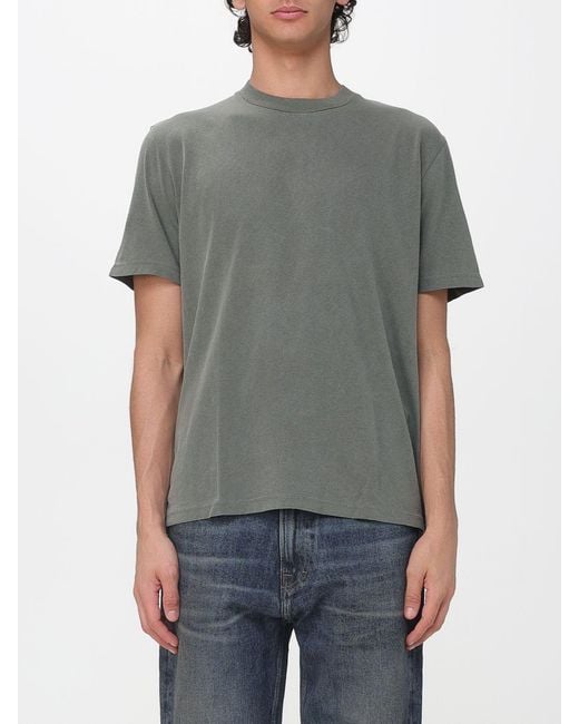 Our Legacy Gray Basic Cotton T-Shirt for men