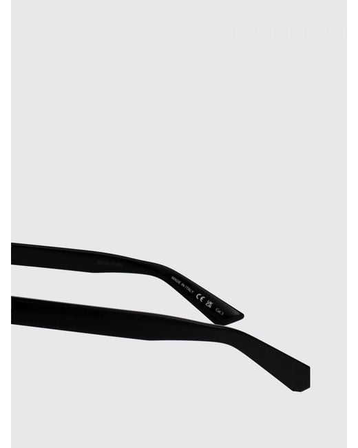 Saint Laurent White Cat-Eye Square Sunglasses for men