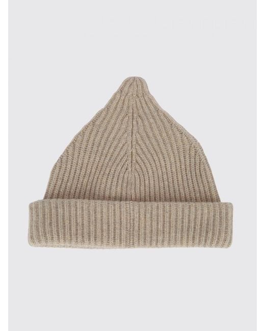 Loro Piana Natural Ribbed Cashmere Hat