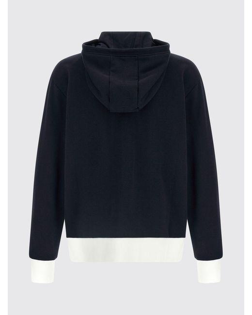 Thom Browne Blue Cotton Hoodie for men