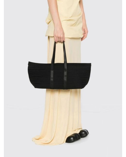 Pleats Please Issey Miyake White Shoulder Bag