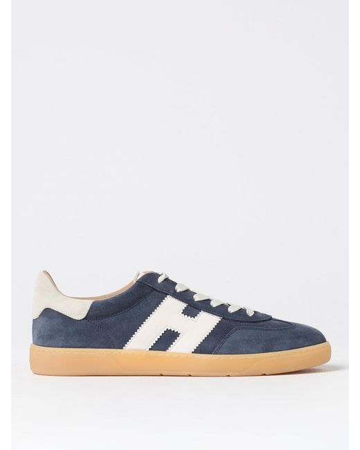 Hogan Blue Hogan Suede Sneakers for men