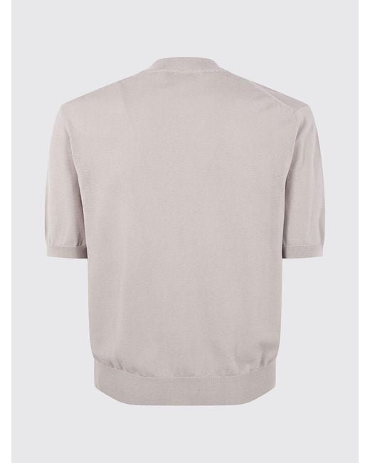 Zanone Brown T-Shirt for men