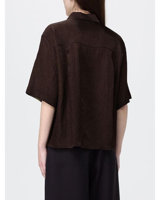 Tela Green Cotton Shirt With Floral Print